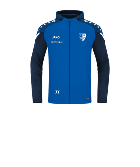 JAKO Performance Kapuzenjacke Kids Blau F403