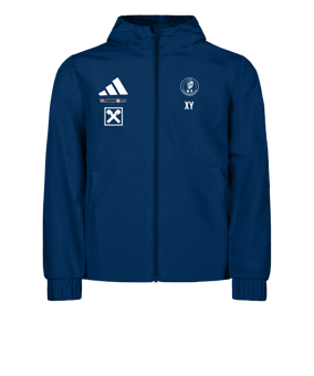 adidas Entrada 26 Regenjacke Dunkelblau