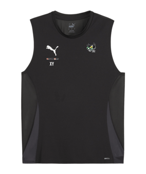PUMA teamGOAL Tanktop Schwarz Weiss F03