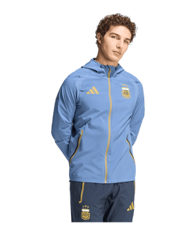 adidas Argentinien Tiro Travel Windjacke Blau - blau