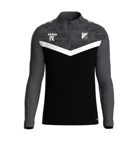 JAKO Iconic HalfZip Sweatshirt Schwarz F801