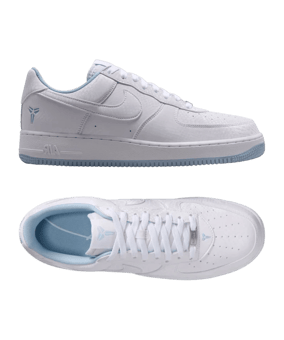 Nike Kobe Air Force 1 Low Lower Merion High Wit K103 - wit