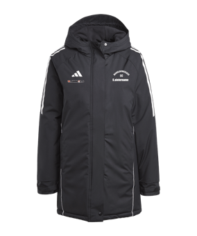 adidas Tiro 24 Kapuzenjacke Damen Schwarz