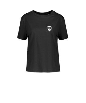 Merch Muser T-Shirt Women Black | #justlogo1c