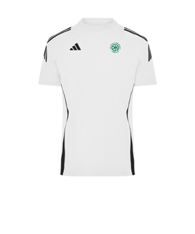 adidas Tiro 24 T-Shirt Weiss Schwarz