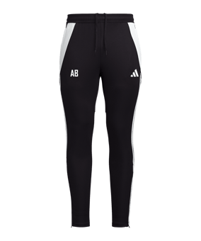 adidas Tiro 24 Trainingshose Schwarz Weiss