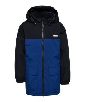 Hummel Block Wp Jacke Kids Blau F7424 - blau