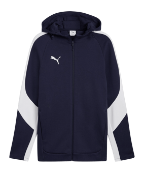 PUMA teamEVOSTRIPE Kapuzenjacke Blau F06 - blau