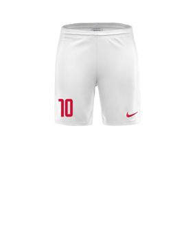 Nike Park III Short Weiss Rot F103