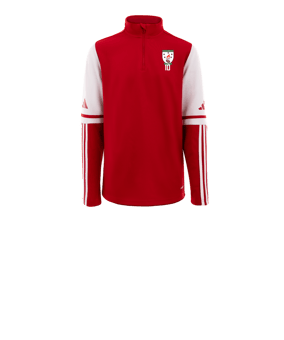 adidas Squadra 25 HalfZip Sweatshirt Enfants Rouge 