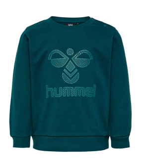 Hummel Fastwo Lime Sweatshirt Kids Blau F6470 - blau