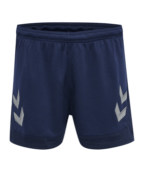Hummel Lead Poly Shorts Damen Blau F7026 - blau