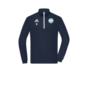Sweatshirt à col zippé mi-haut enfant adidas Entrada 22 Bleu