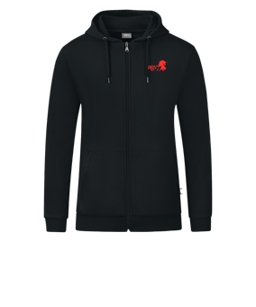 JAKO Organic Kapuzenjacke Damen Schwarz F800