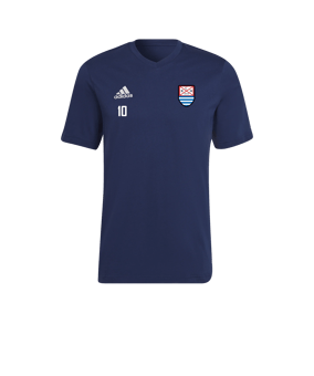 adidas Entrada 22 T-Shirt Blau