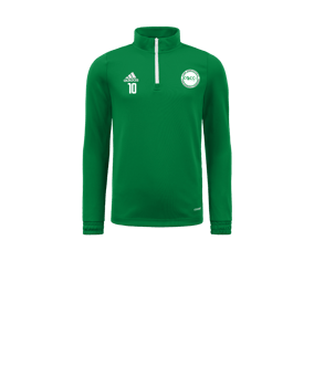 Sweatshirt adidas Entrada 22 Demi-Zip enfants vert 