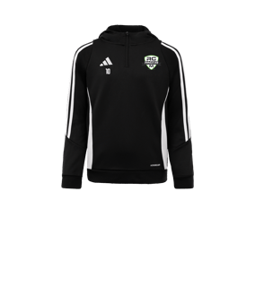 Sweat à capuche adidas Tiro 24 enfants noir blanc 