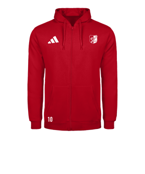 adidas Entrada 26 Kapuzenjacke Rot