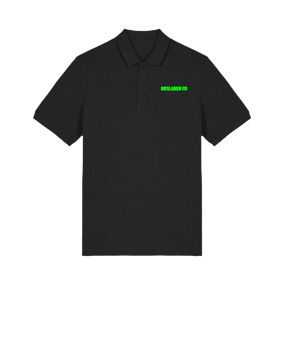 Stanley & Stella Merch Prepster 2.0 Polo Schwarz | #turnierserie (grün)