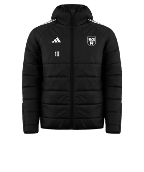 adidas Tiro 24 Winterjacke Schwarz Weiss
