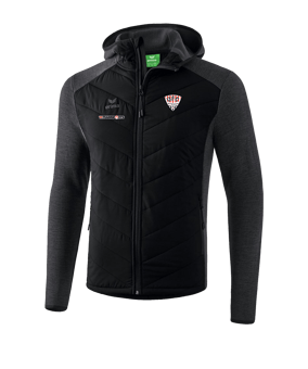 Erima Steppjacke Schwarz