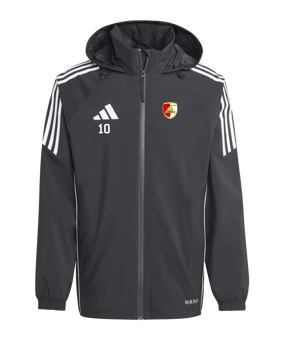 Veste de pluie adidas Tiro 24 noir blanc 
