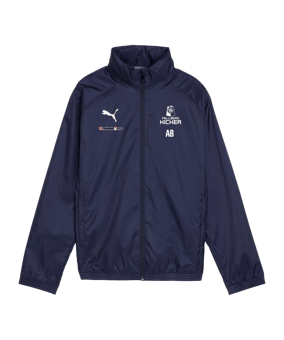 PUMA teamGOAL Regenjacke Kids Blau F06
