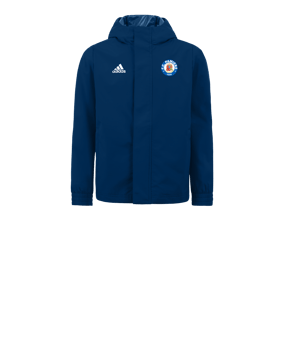 Veste tout temps enfants adidas Entrada 22 bleu 