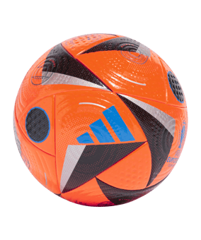 adidas Fussballliebe Pro Winter Spielball EM 2024 Orange Schwarz Blau - orange