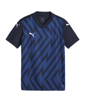 PUMA teamGLORY Trikot Kids Blau Weiss Blau F06 - blau