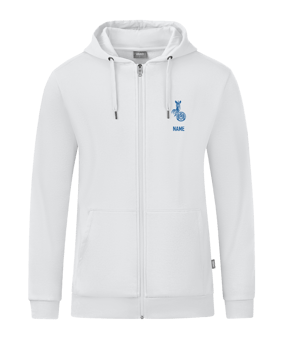 JAKO Organic Kapuzenjacke Weiss F000
