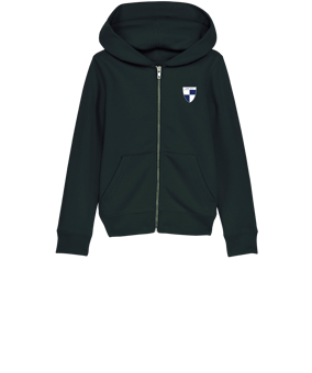 Merch Mini Cultivator 2.0 Zip-Hoodie Kids Black | #justlogo4c