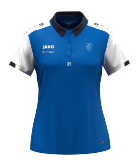 JAKO Dynamic Polo Damen Blau F405