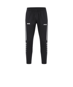 JAKO Power Polyesterhose Damen Schwarz Weiss F802
