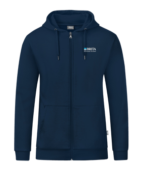JAKO Organic Kapuzenjacke Blau F900