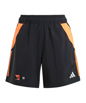 adidas Tiro 24 Competition Downtime Short Damen Schwarz Rot