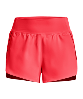 Under Armour Flex Woven 2 in 1 Short Damen Rot F628 - rot