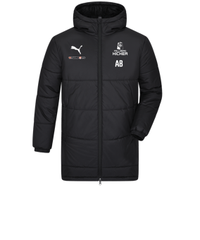 PUMA Bench Jacke Schwarz Weiss F03