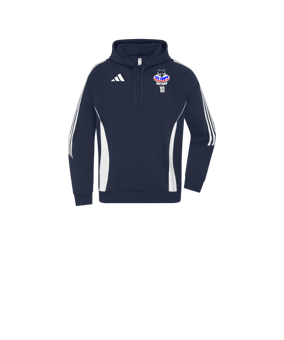 Sweat à capuche adidas Tiro 24 enfants bleu blanc 