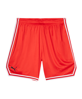 PUMA Hoops Team Game Short Damen Rot F04 - rot