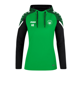 JAKO Performance Hoody Damen Grün Schwarz F221