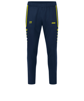 JAKO Allround Trainingshose Blau Gelb F904