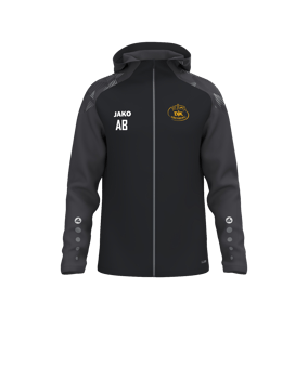 JAKO Sonic Kapuzenjacke Schwarz F801