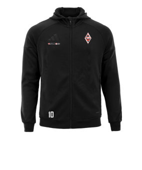 adidas Tiro 25 Travel Kapuzenjacke Schwarz