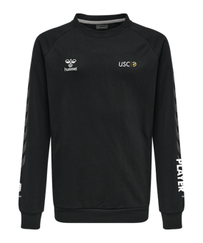 Hummel Move Grid Cotton Sweatshirt Kids Schwarz F2001