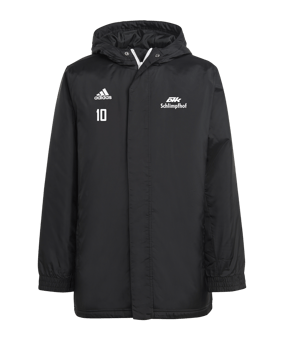 adidas Entrada 22 Stadium Jacke Kids Schwarz