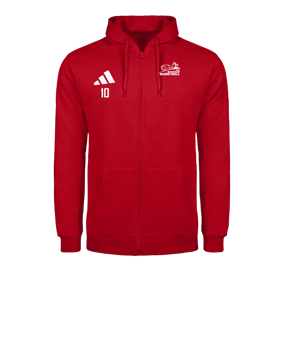 adidas Entrada 26 Kapuzenjacke Rot