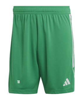 adidas Tiro 23 Short Dunkelgrün Weiss