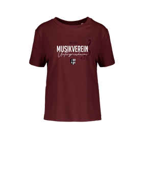 Merch Muser T-Shirt Women Burgundy  | #clef2