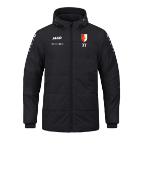 JAKO Team Coach Kapuzenjacke Schwarz F800